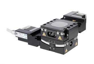 Stacked compact goniometer stage